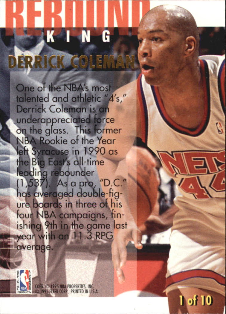 1994/1995 Ultra (Fleer) Basketball Part 3 Insert Cards - Picture 122 of 150