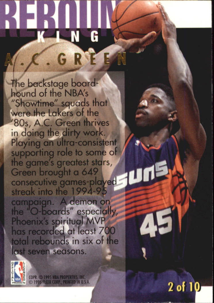 1994/1995 Ultra (Fleer) Basketball Part 3 Insert Cards - Picture 124 of 150
