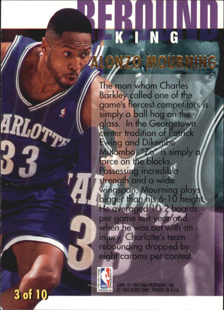 1994/1995 Ultra (Fleer) Basketball Part 3 Insert Cards - Picture 126 of 150
