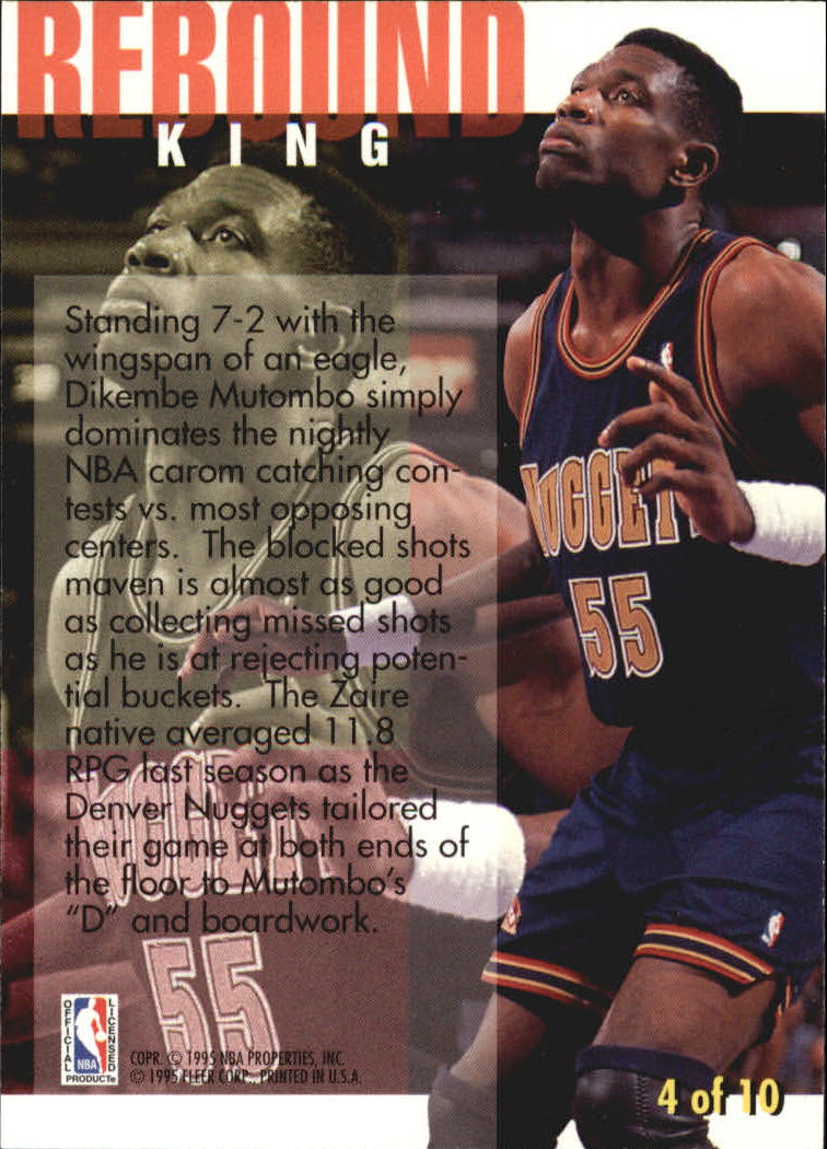 1994/1995 Ultra (Fleer) Basketball Part 3 Insert Cards - Picture 128 of 150