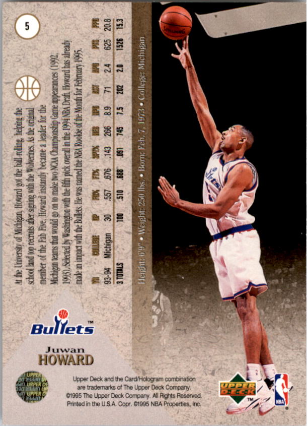 1994/1995 SP (Upper Deck) Basketball Part 1 Main Set - Picture 11 of 235