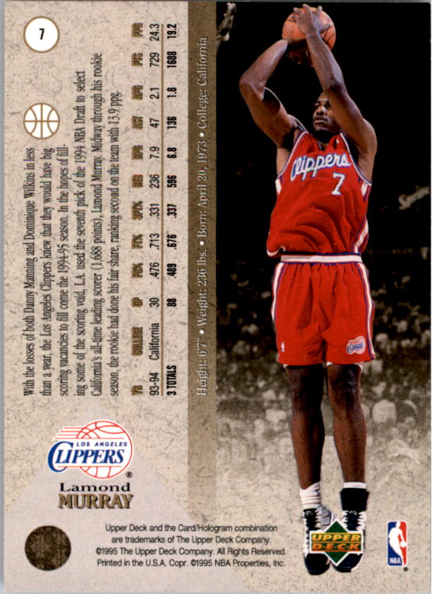 1994/1995 SP (Upper Deck) Basketball Part 1 Main Set - Picture 15 of 235