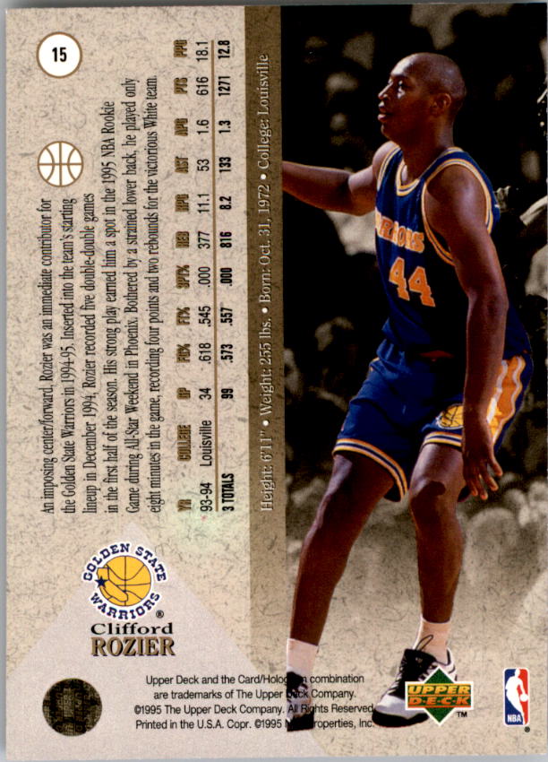 1994/1995 SP (Upper Deck) Basketball Part 1 Main Set - Picture 31 of 235