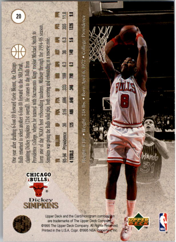 1994/1995 SP (Upper Deck) Basketball Part 1 Main Set - Picture 41 of 235