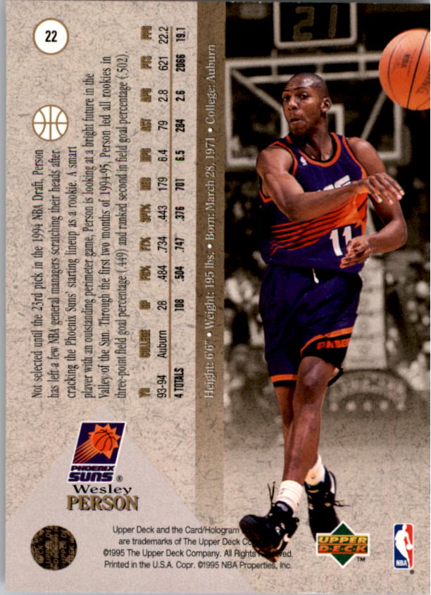 1994/1995 SP (Upper Deck) Basketball Part 1 Main Set - Picture 45 of 235