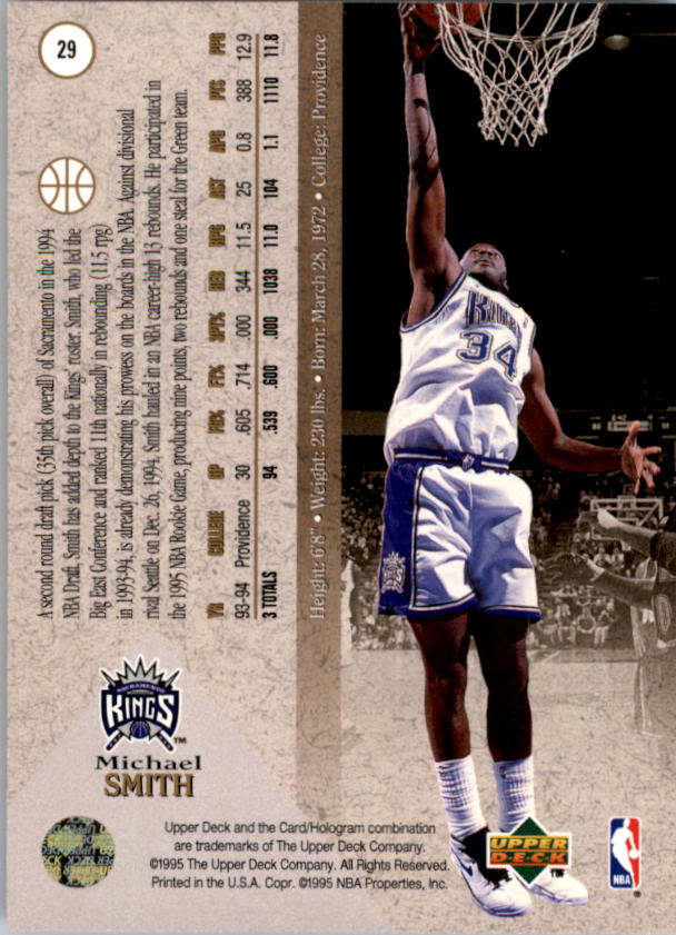 1994/1995 SP (Upper Deck) Basketball Part 1 Main Set - Picture 53 of 235