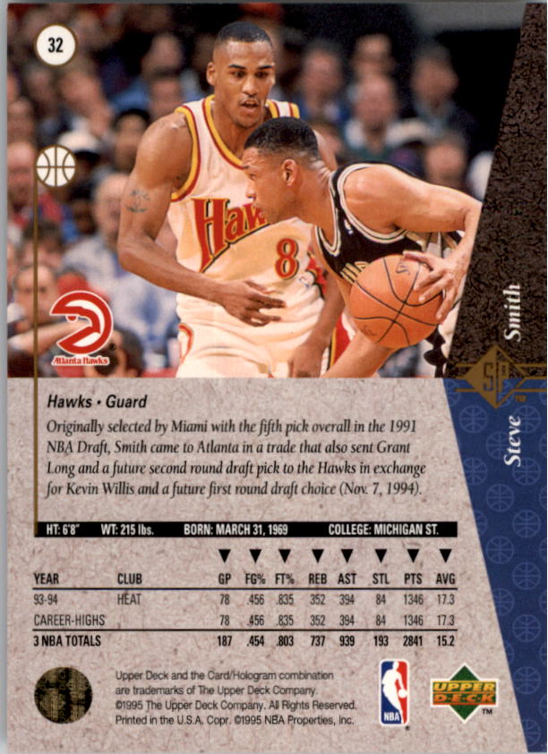 1994/1995 SP (Upper Deck) Basketball Part 1 Main Set - Picture 59 of 235