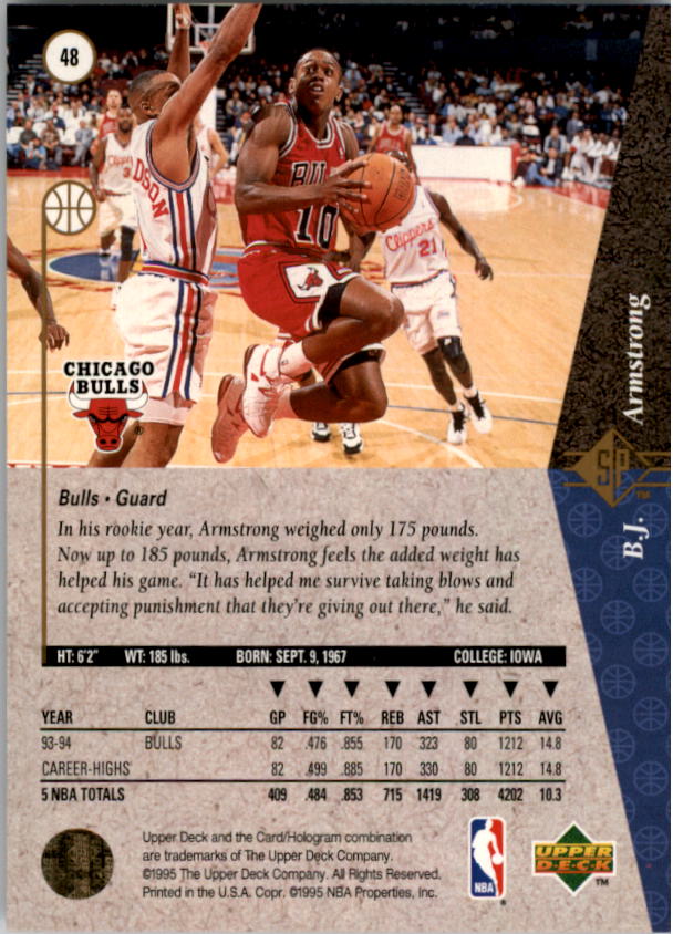 1994/1995 SP (Upper Deck) Basketball Part 1 Main Set - Picture 85 of 235