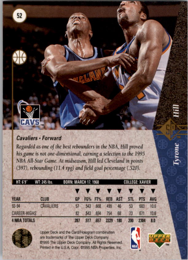 1994/1995 SP (Upper Deck) Basketball Part 1 Main Set - Picture 89 of 235