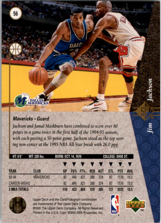 1994/1995 SP (Upper Deck) Basketball Part 1 Main Set - Picture 91 of 235