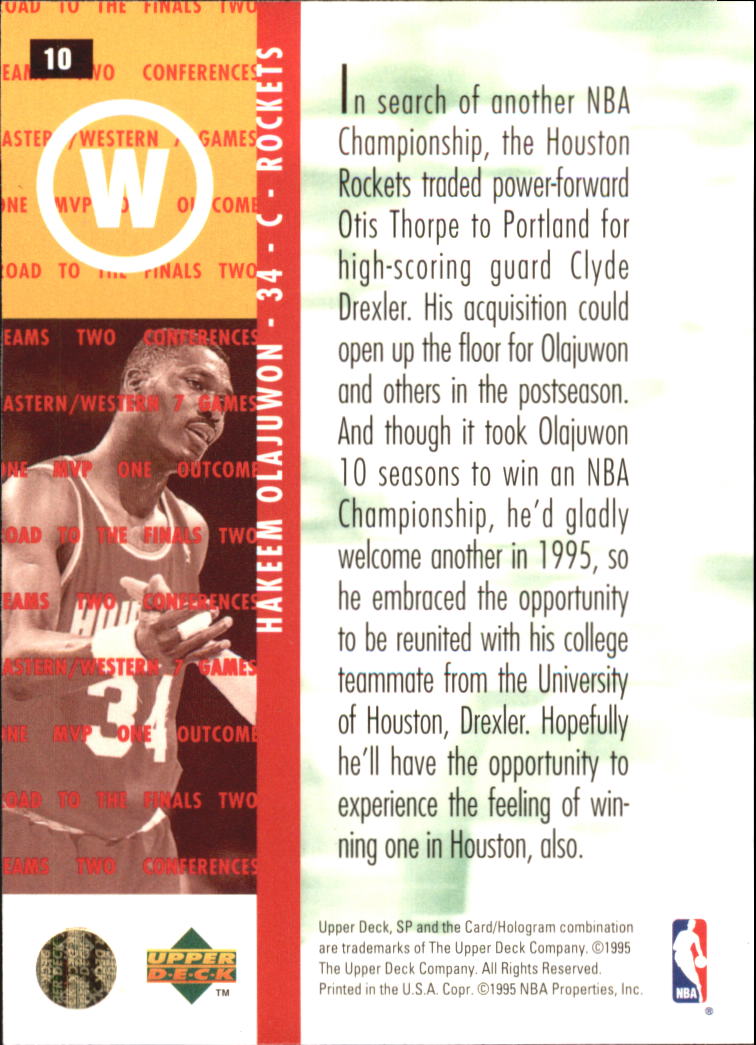 1994/1995 SP Championship (Upper Deck) Basketball - Picture 15 of 182
