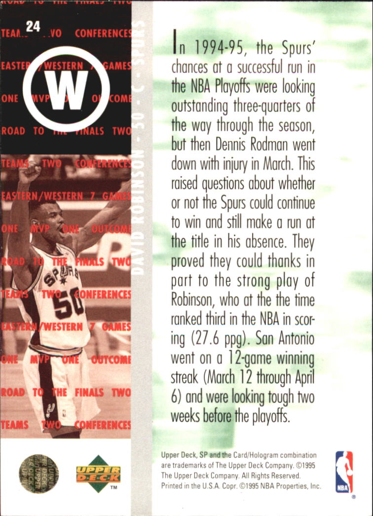 1994/1995 SP Championship (Upper Deck) Basketball - Picture 29 of 182