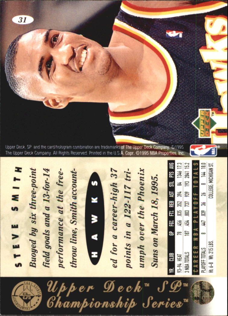 1994/1995 SP Championship (Upper Deck) Basketball - Picture 33 of 182
