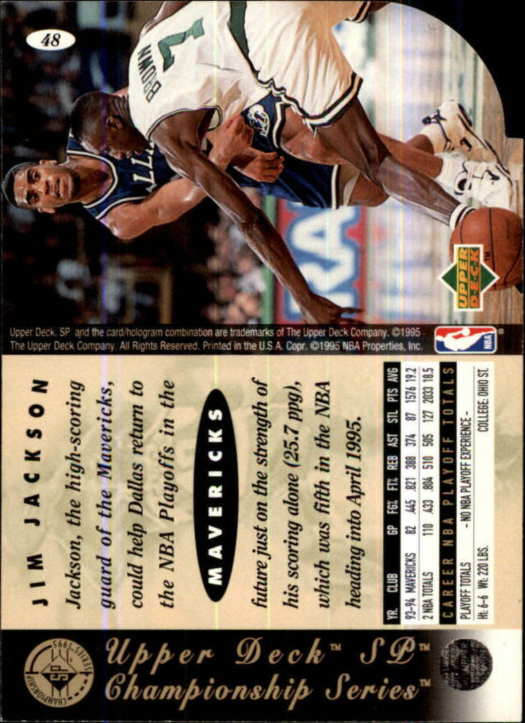 1994/1995 SP Championship (Upper Deck) Basketball - Picture 45 of 182