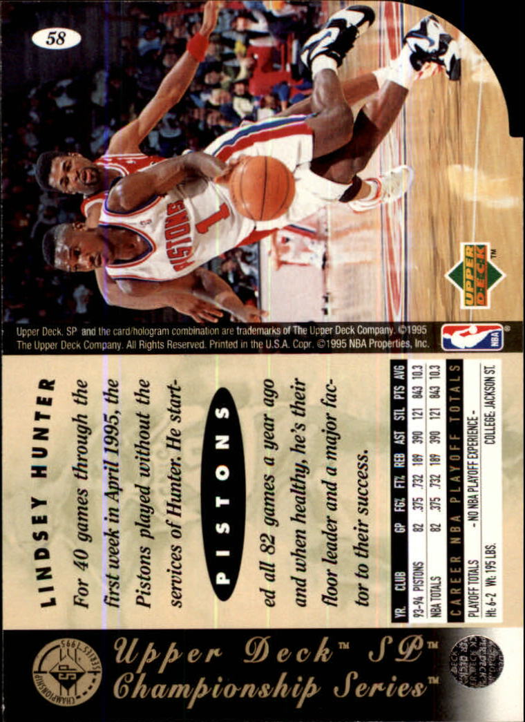 1994/1995 SP Championship (Upper Deck) Basketball - Picture 56 of 182