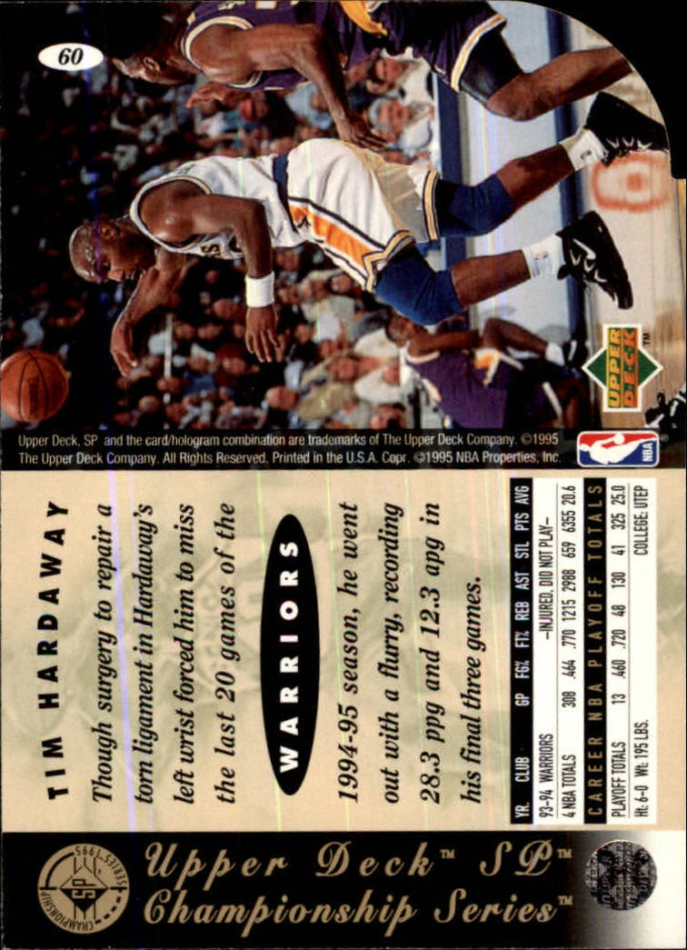 1994/1995 SP Championship (Upper Deck) Basketball - Picture 58 of 182