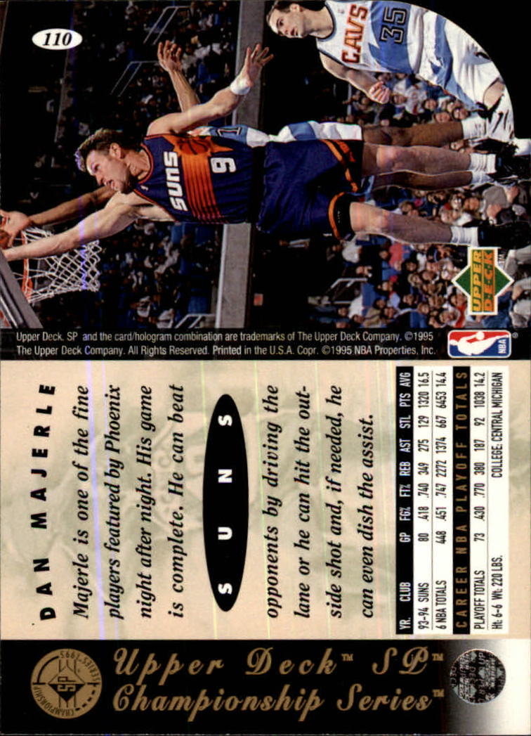 1994/1995 SP Championship (Upper Deck) Basketball - Picture 112 of 182