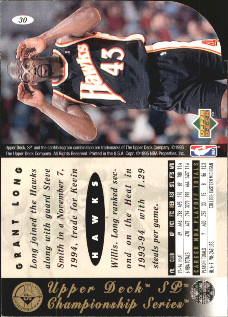 1994/1995 SP Championship (Upper Deck) Basketball - Picture 138 of 182