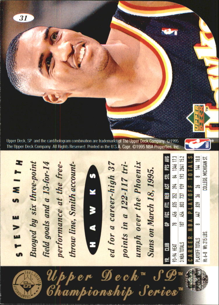 1994/1995 SP Championship (Upper Deck) Basketball - Picture 140 of 182