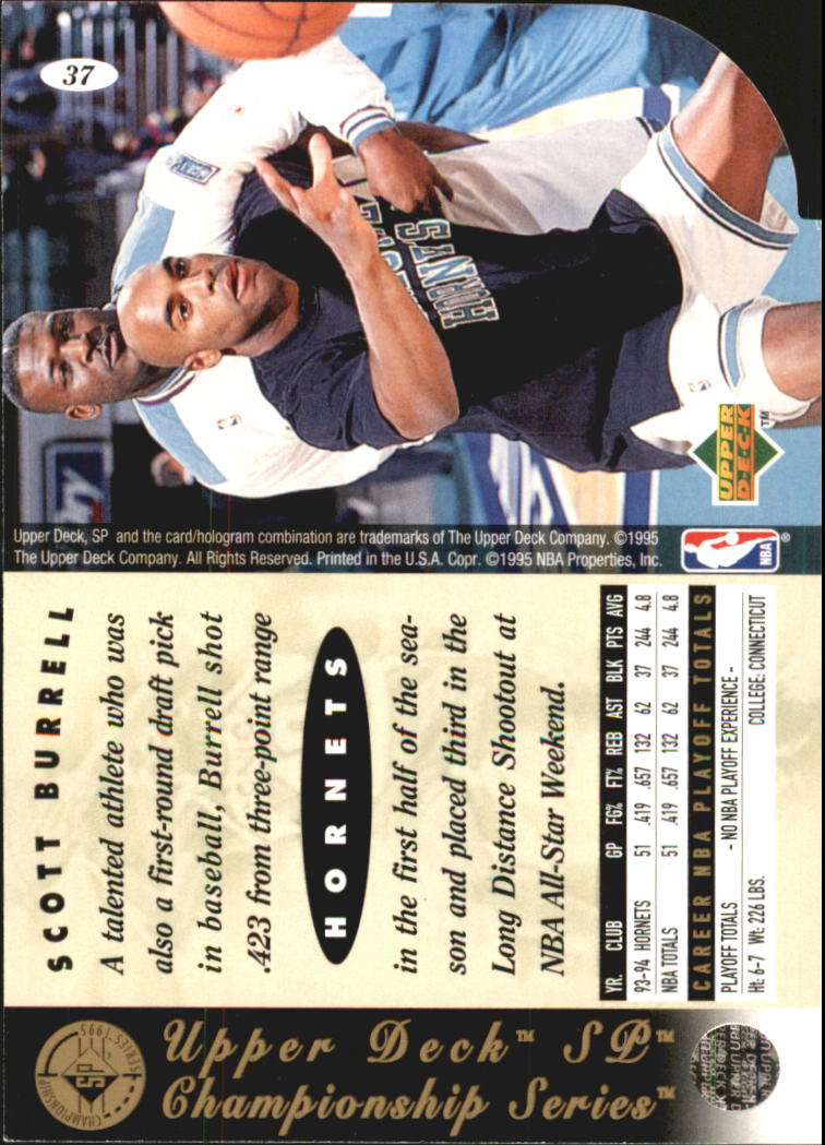 1994/1995 SP Championship (Upper Deck) Basketball - Picture 142 of 182