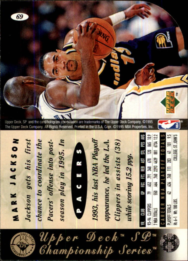 1994/1995 SP Championship (Upper Deck) Basketball - Picture 152 of 182