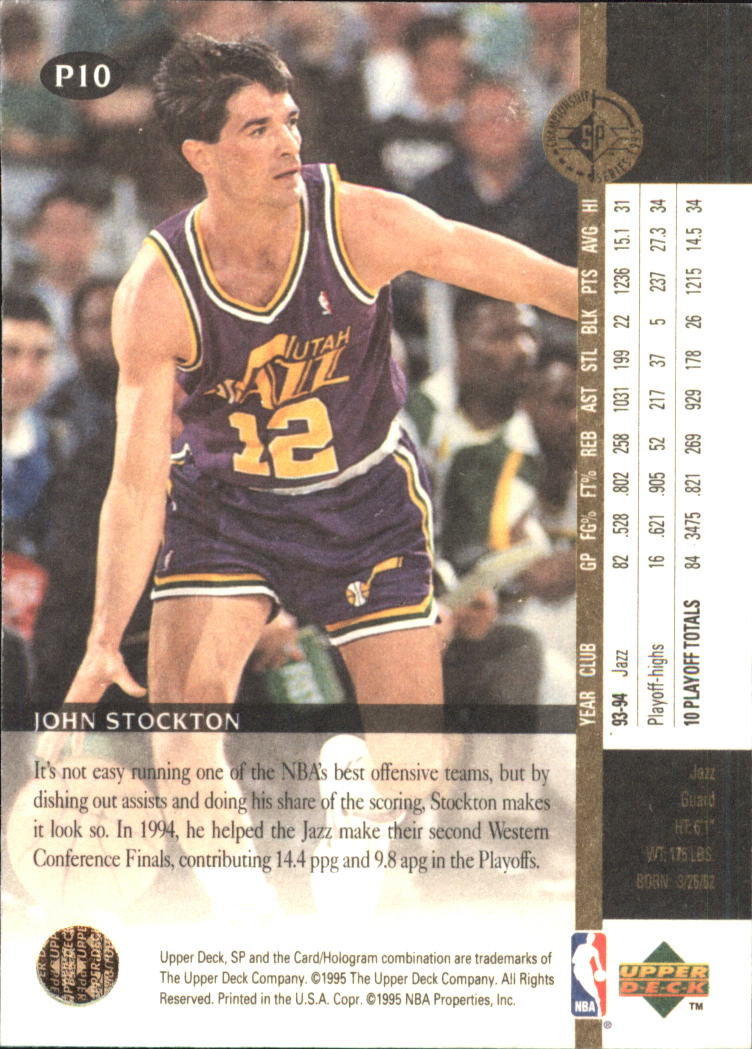 1994/1995 SP Championship (Upper Deck) Basketball - Picture 180 of 182