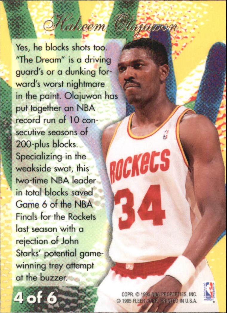 1994/1995 Flair (Fleer) Basketball Part 3 Insert Cards - Picture 37 of 71