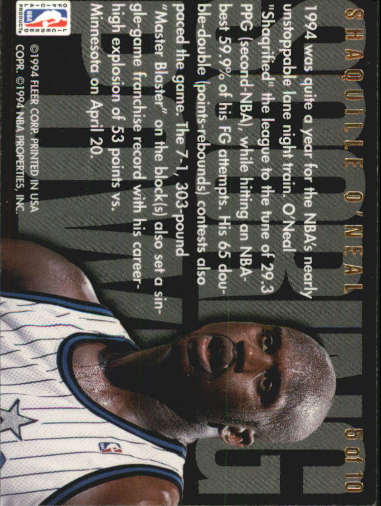 1994/1995 Flair (Fleer) Basketball Part 3 Insert Cards - Picture 45 of 71