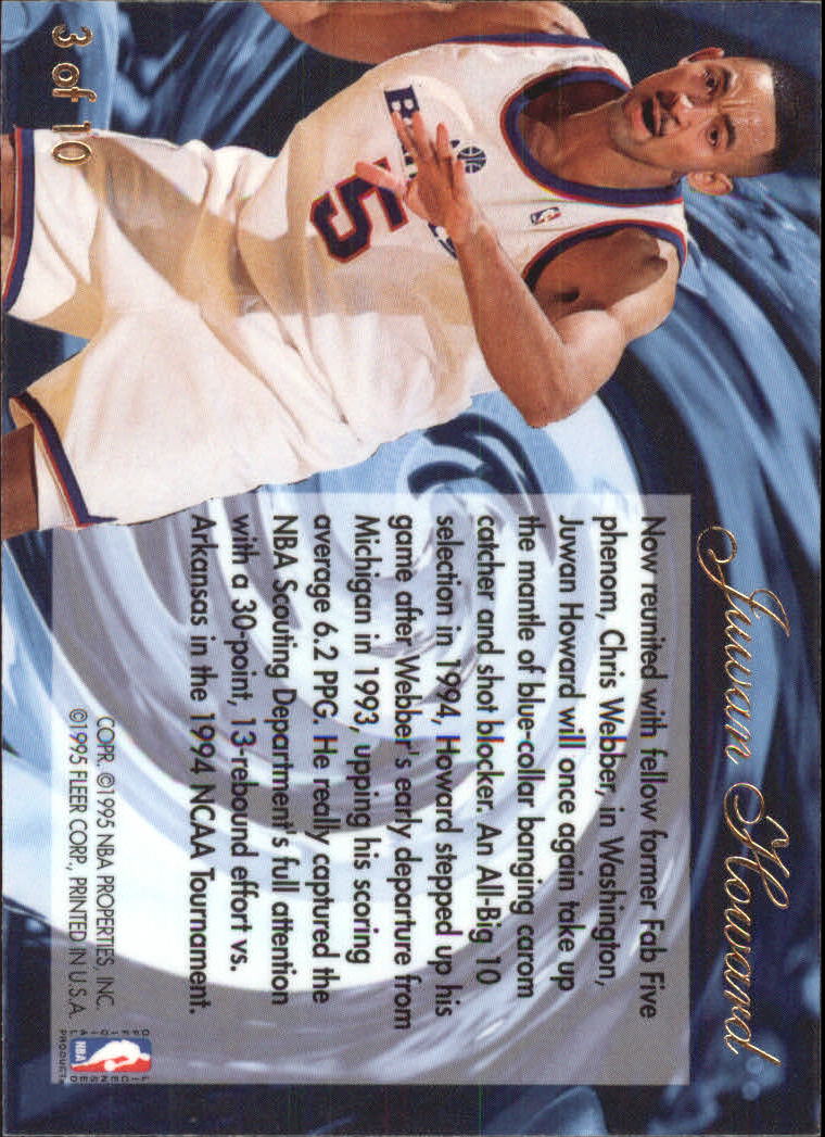 1994/1995 Flair (Fleer) Basketball Part 3 Insert Cards - Picture 57 of 71