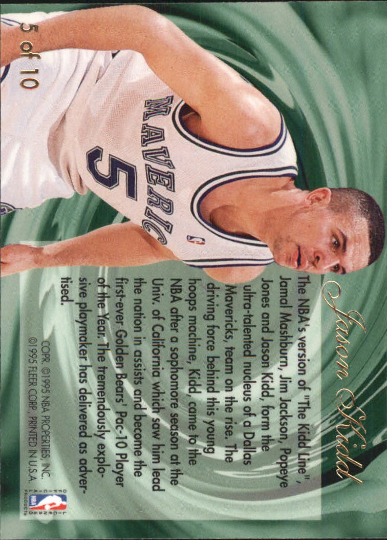 1994/1995 Flair (Fleer) Basketball Part 3 Insert Cards - Picture 61 of 71
