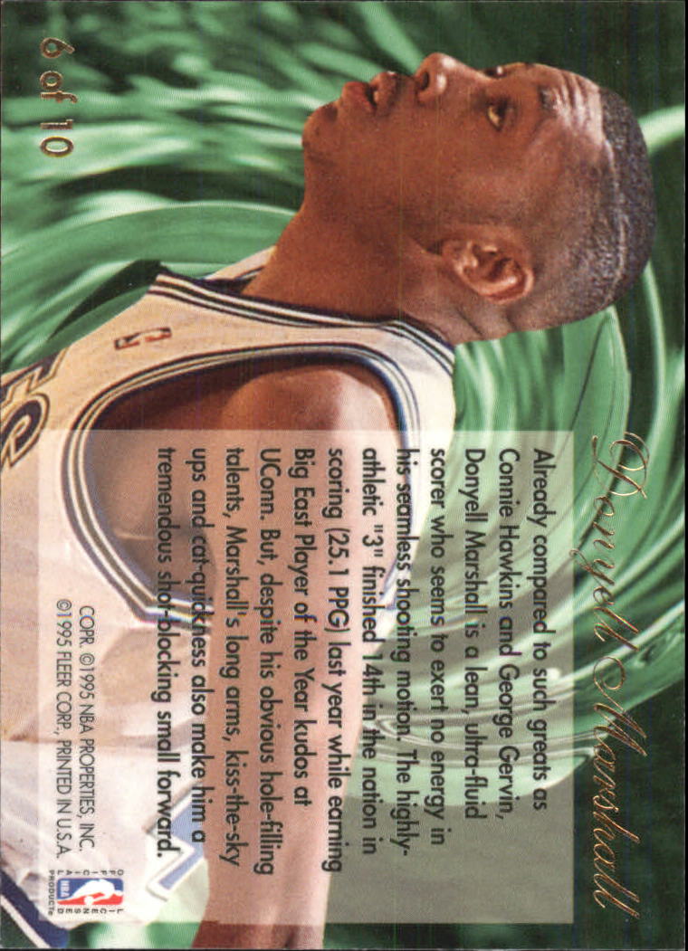 1994/1995 Flair (Fleer) Basketball Part 3 Insert Cards - Picture 63 of 71