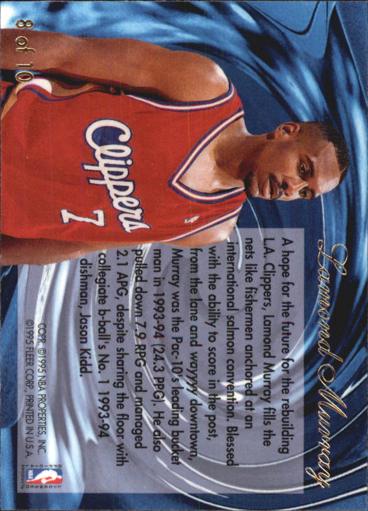 1994/1995 Flair (Fleer) Basketball Part 3 Insert Cards - Picture 67 of 71