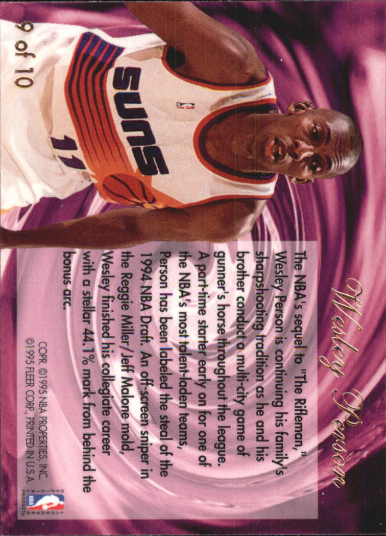 1994/1995 Flair (Fleer) Basketball Part 3 Insert Cards - Picture 69 of 71