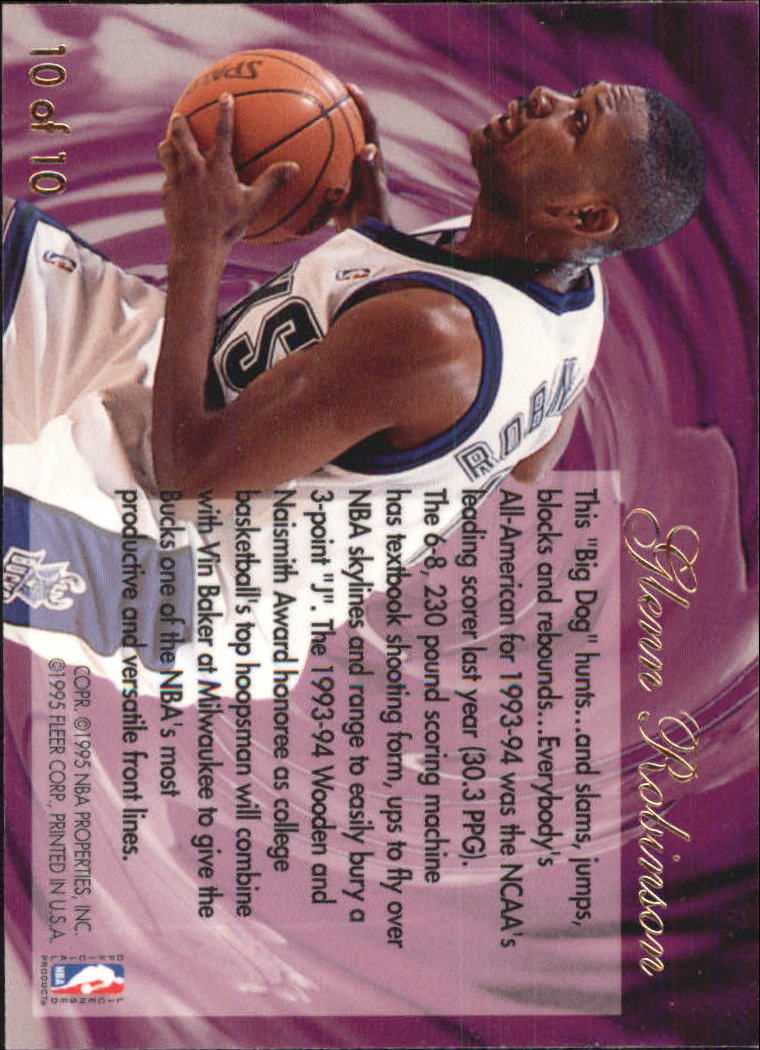 1994/1995 Flair (Fleer) Basketball Part 3 Insert Cards - Picture 71 of 71