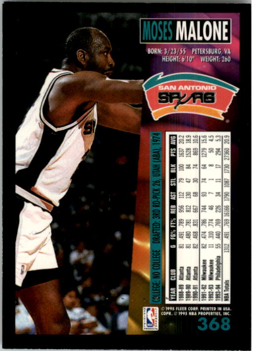 94 95 fleer basketball cards most valuable