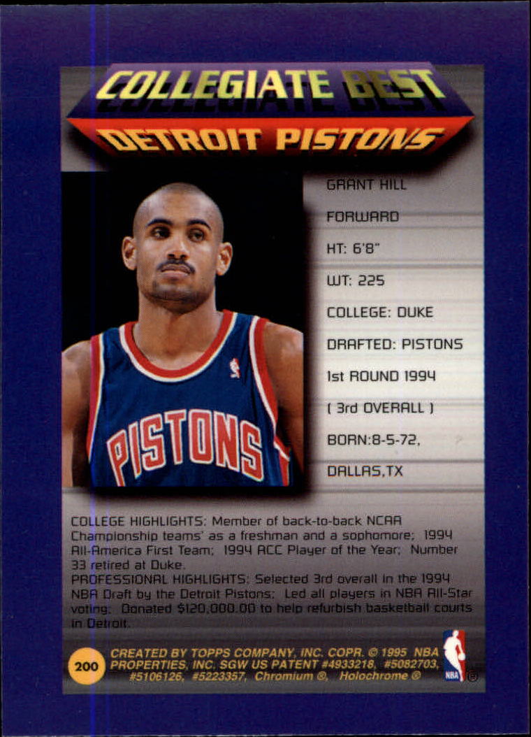 1994/1995 Finest Basketball Part 1 Main Set Cards #1 to #330 - Picture 163 of 417