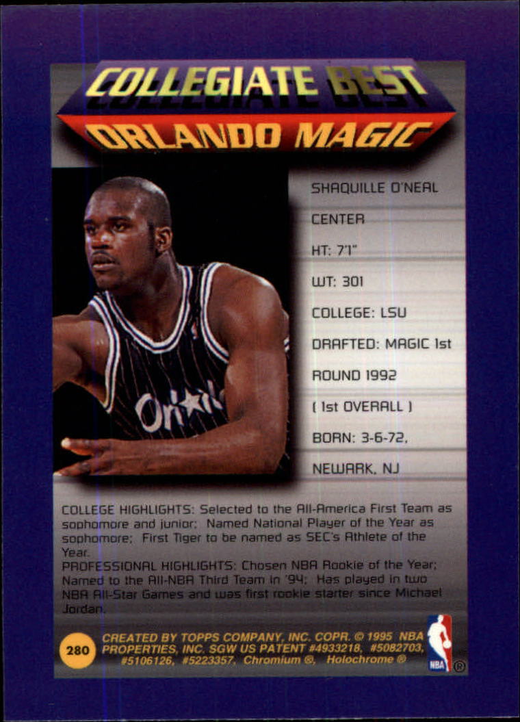 1994/1995 Finest Basketball Part 1 Main Set Cards #1 to #330 - Picture 317 of 417
