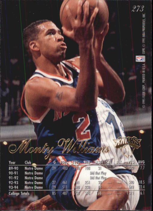 1994/1995 Flair (Fleer) Basketball Part 2 Main Set Cards #251 to #326 - Picture 47 of 141
