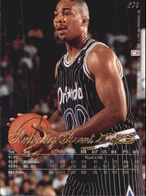 1994/1995 Flair (Fleer) Basketball Part 2 Main Set Cards #251 to #326 - Picture 49 of 141