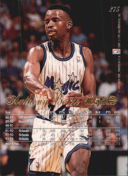 1994/1995 Flair (Fleer) Basketball Part 2 Main Set Cards #251 to #326 - Picture 51 of 141