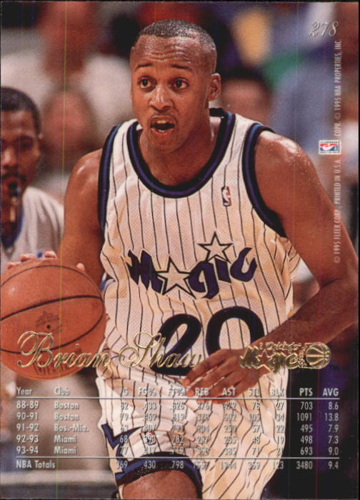 1994/1995 Flair (Fleer) Basketball Part 2 Main Set Cards #251 to #326 - Picture 57 of 141