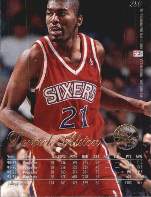 1994/1995 Flair (Fleer) Basketball Part 2 Main Set Cards #251 to #326 - Picture 61 of 141