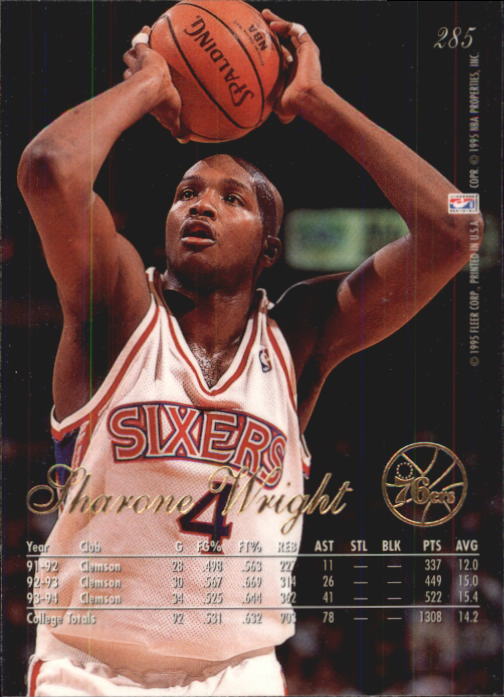 1994/1995 Flair (Fleer) Basketball Part 2 Main Set Cards #251 to #326 - Picture 71 of 141