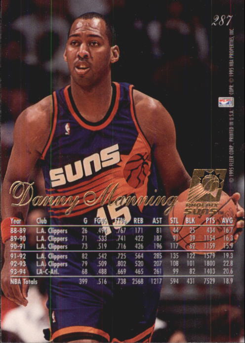 1994/1995 Flair (Fleer) Basketball Part 2 Main Set Cards #251 to #326 - Picture 73 of 141