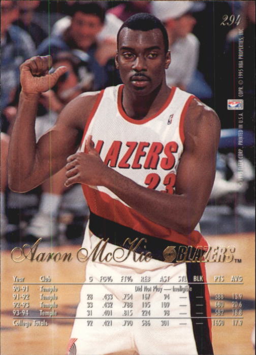 1994/1995 Flair (Fleer) Basketball Part 2 Main Set Cards #251 to #326 - Picture 87 of 141