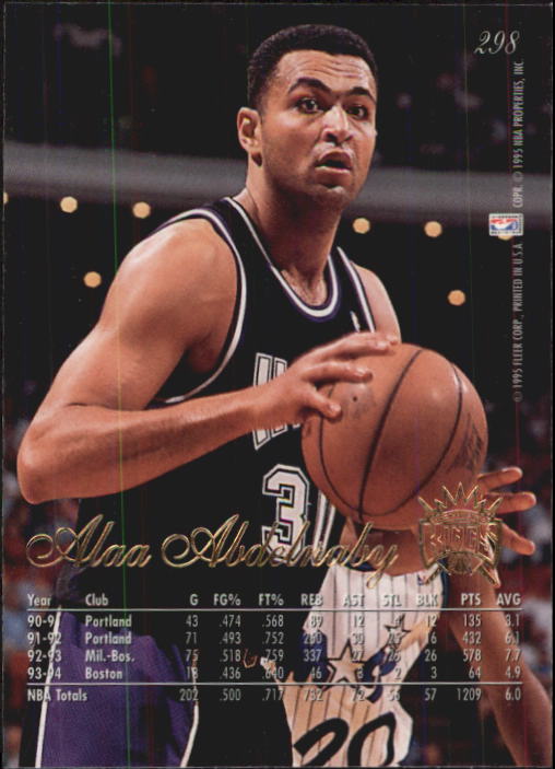 1994/1995 Flair (Fleer) Basketball Part 2 Main Set Cards #251 to #326 - Picture 95 of 141