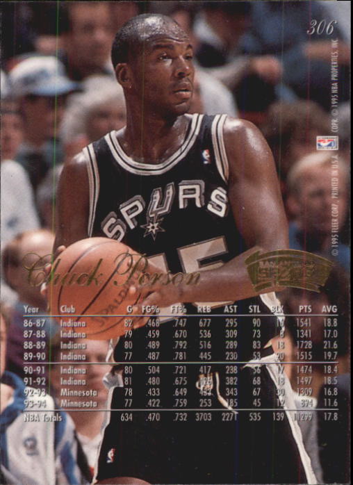 1994/1995 Flair (Fleer) Basketball Part 2 Main Set Cards #251 to #326 - Picture 109 of 141