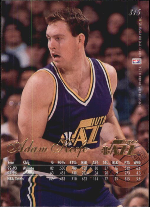 1994/1995 Flair (Fleer) Basketball Part 2 Main Set Cards #251 to #326 - Picture 123 of 141