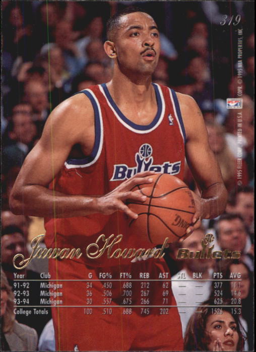 1994/1995 Flair (Fleer) Basketball Part 2 Main Set Cards #251 to #326 - Picture 131 of 141