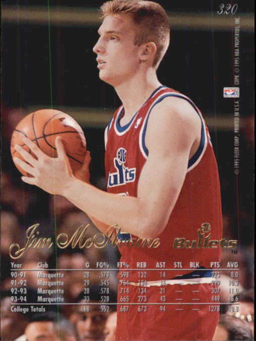 1994/1995 Flair (Fleer) Basketball Part 2 Main Set Cards #251 to #326 - Picture 133 of 141